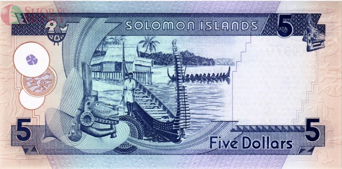 СОЛОМОНОВЫ ОСТРОВА 5 ДОЛЛАРОВ 2