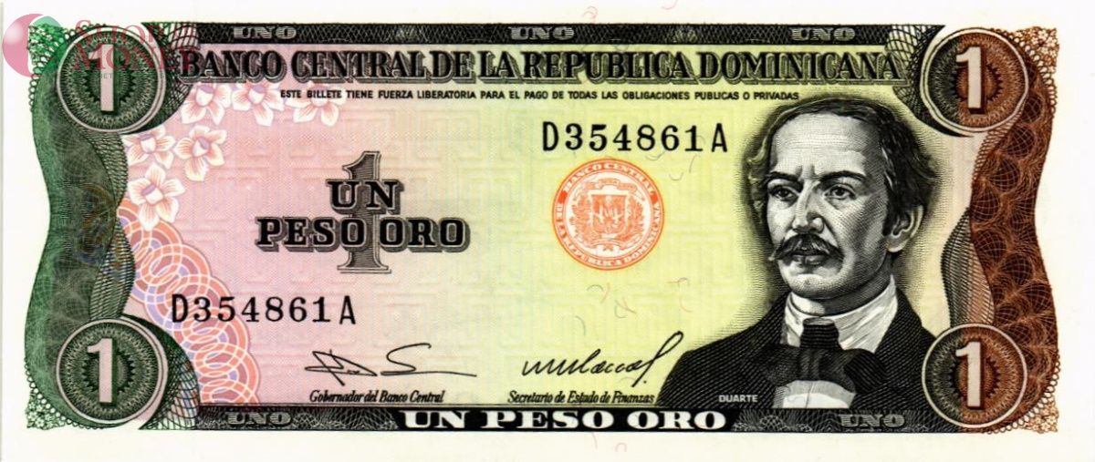 ДОМИНИКАНСКАЯ РЕСПУБЛИКА 1 ПЕСО 1