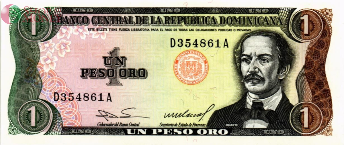 ДОМИНИКАНСКАЯ РЕСПУБЛИКА 1 ПЕСО 1