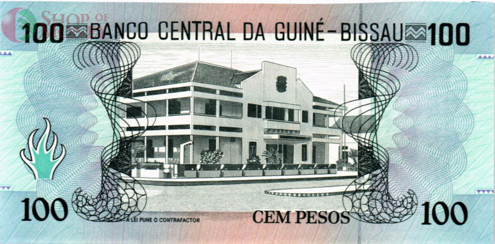 ГВИНЕЯ-БИСАУ 100 ПЕСО #BB672276 2