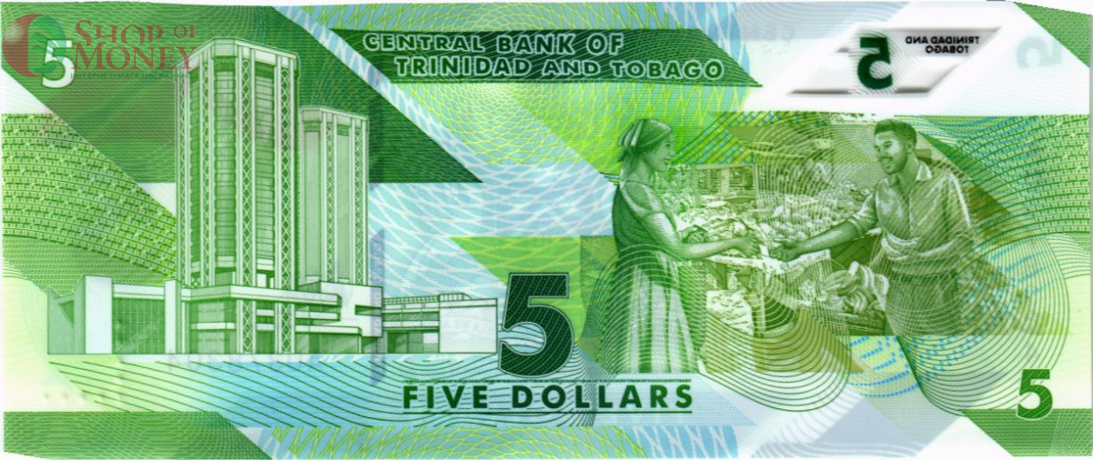 ТРИНИДАД И ТОБАГО 5 ДОЛЛАРОВ 2