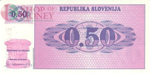 СЛОВЕНИЯ 0.5 ТОЛАР 1