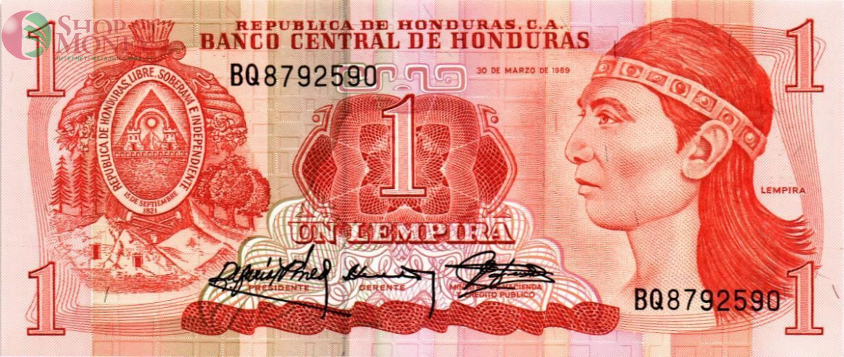 ГОНДУРАС 1 ЛЕМПИРА 1