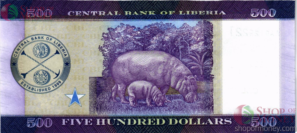 ЛИБЕРИЯ 500 ДОЛЛАРОВ 2