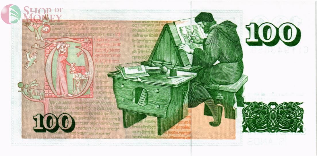 ИСЛАНДИЯ 100 КРОН 2