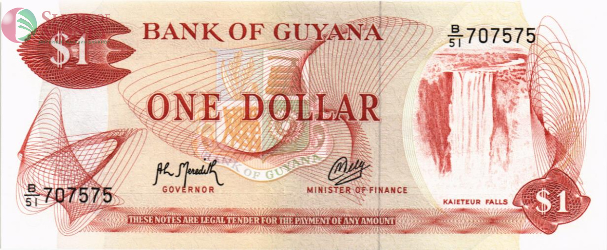 ГАЙАНА 1 ДОЛЛАР 1