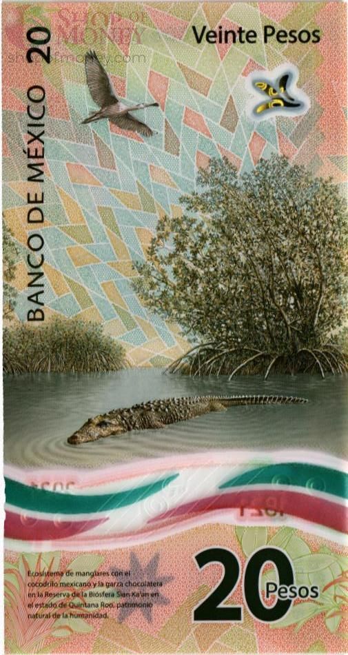 МЕКСИКА 20 ПЕСО (10.10.2022) 2