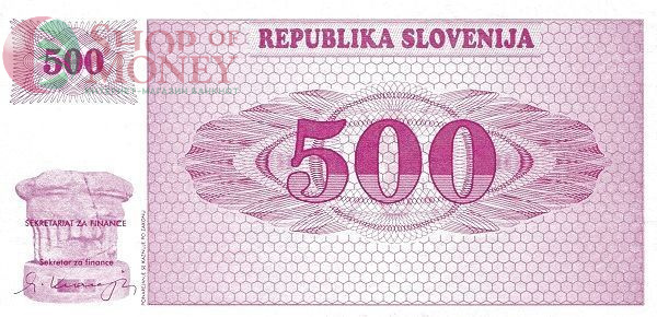 СЛОВЕНИЯ 500 ТОЛАР 1