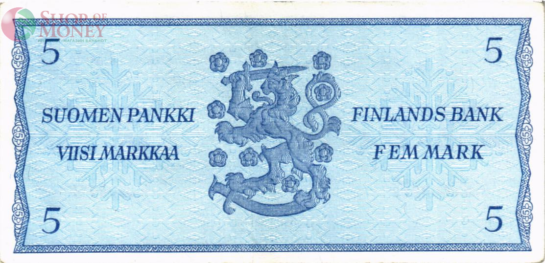 ФИНЛЯНДИЯ 5 МАРОК (Litt. B) 2