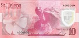 ОСТРОВ СВЯТОЙ ЕЛЕНЫ 10 ФУНТОВ 2